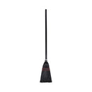 Flag Tipped Poly Lobby Brooms, Flag Tipped Poly Bristles, 38" Overall Length, Natural/black, 12/carton