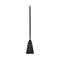 Flag Tipped Poly Lobby Brooms, Flag Tipped Poly Bristles, 38" Overall Length, Natural/black, 12/carton