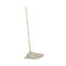 Cotton Deck Mop, 24 Oz White Cotton Head, 50" Wood Handle, 6/carton