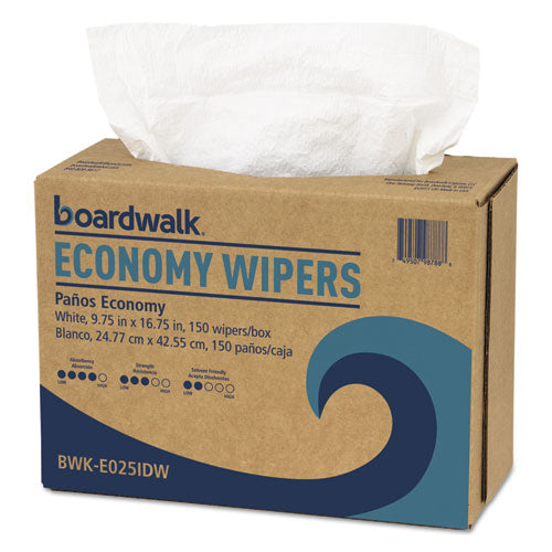 Scrim Wipers, 4-ply, 9.75 X 16.75, White, 150/dispenser Pack, 6 Dispenser Packs/carton