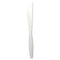 Heavyweight Polypropylene Cutlery, Knife, White, 1000/carton