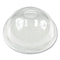 Pet Cold Cup Dome Lids, Fits 9 Oz Squat/12 Oz Pet Cups, Clear, 1,000/carton