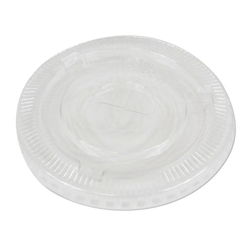 Pet Cold Cup Lids, Fits 12 Oz Squat And 14 To 24 Oz Plastic Cups, Clear, 1,000/carton