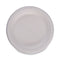 Bagasse Dinnerware, Plate, 6" Dia, White, 1,000/carton