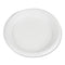 Hi-impact Plastic Dinnerware, Plate, 6" Dia, White, 1,000/carton