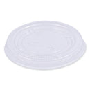 Souffle/portion Cup Lids, Fits 1.5 Oz And 2 Oz Portion Cups, Clear, 2,500/carton