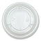 Souffle/portion Cup Lids, Fits 3.25 Oz To 5.5 Oz Portion Cups, Clear, 2,500/pack