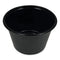 Souffle/portion Cups, 4 Oz, Polypropylene, Black, 2,500/carton