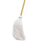 Handle/deck Mops, #16 White Rayon Head, 57" Natural Wood Handle, 12/carton