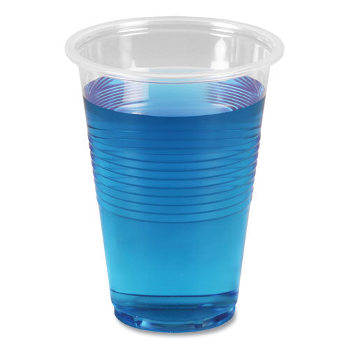 Translucent Plastic Cold Cups, 16 Oz, Polypropylene, 50/pack