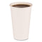 Paper Hot Cups, 16 Oz, White, 20 Cups/sleeve, 50 Sleeves/carton