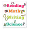 Wall Signs, Core Subjects, Multicolor, 37 Pieces