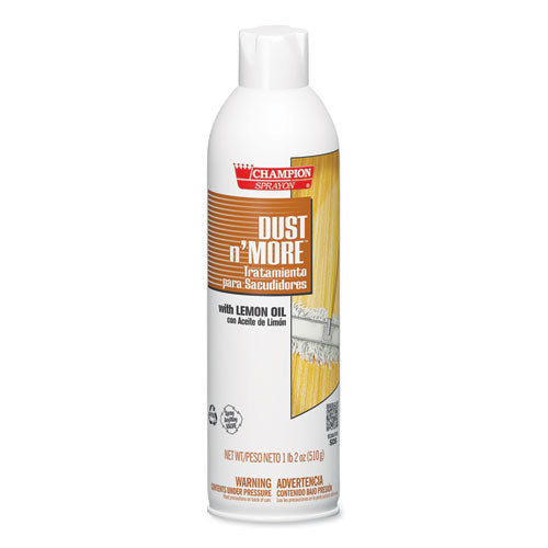 Champion Sprayon Dust Mop Treatment, Lemon, 18 Oz Aerosol Spray, 12/carton