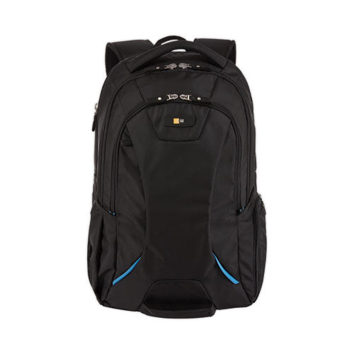 Checkpoint Friendly Backpack, Fits Devices Up To 15.6", Polyester, 2.76 X 13.39 X 19.69, Black