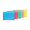 Index Card Case, Holds 100 3 X 5 Cards, 5.38 X 1.25 X 3.5, Polypropylene, Assorted Colors