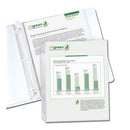 Recycled Polypropylene Sheet Protectors, Reduced Glare, 2", 11 X 8.5, 100/box