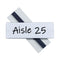 Clear Magnetic Label Holders, Side Load, 6 X 2, 10/pack