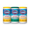 Disinfecting Wipes, 1-ply, 7 X 8, Fresh Scent/citrus Blend, White, 75/canister, 3 Canisters/pack