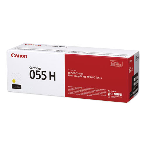 3017c001 (055h) High-yield Toner, 5,900 Page-yield, Yellow