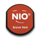 Ink Pad For Nio Stamp With Voucher, 2.75" X 2.75", Brave Red