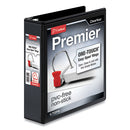 Premier Easy Open Clearvue Locking Slant-d Ring Binder, 3 Rings, 2" Capacity, 11 X 8.5, Black