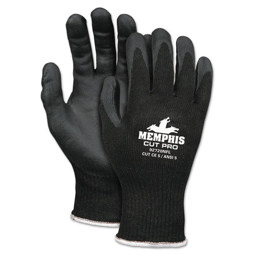 Cut Pro 92720nf Gloves, Large, Black, Hppe/nitrile Foam