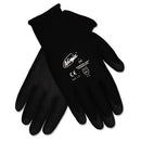 Ninja Hpt Pvc Coated Nylon Gloves, Large, Black, Pair