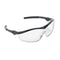 Storm Wraparound Safety Glasses, Black Nylon Frame, Clear Lens, 12/box