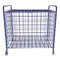 Lockable Ball Storage Cart, Fits Approximately 24 Balls, Metal, 37" X 22" X 20", Blue