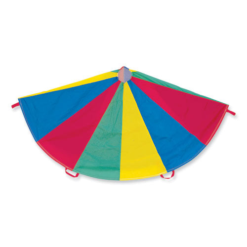 Nylon Multicolor Parachute, 12 Ft Dia, 12 Handles