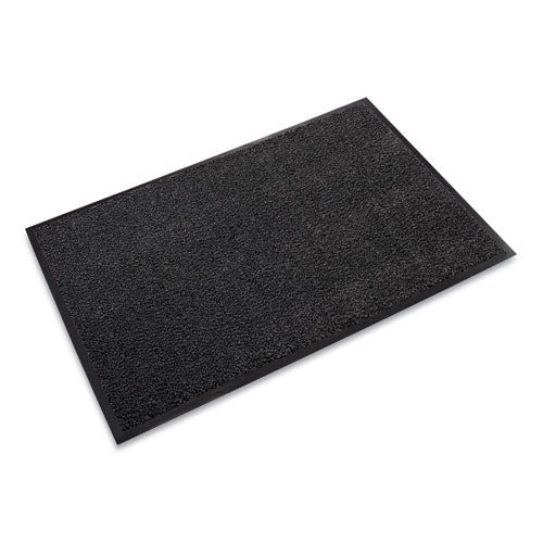 Dust-star Microfiber Wiper Mat, 36 X 120, Charcoal