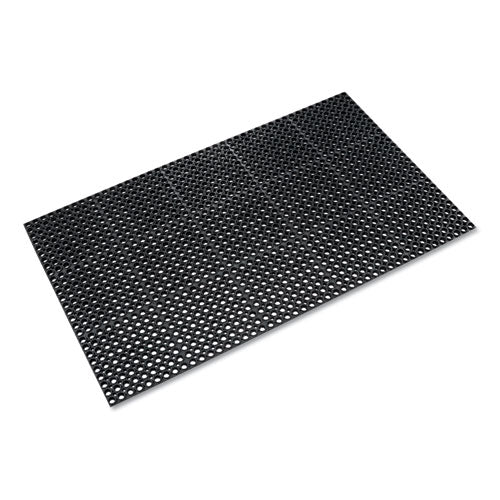 Safewalk Heavy-duty Anti-fatigue Drainage Mat, General Purpose, 36 X 60, Black