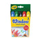 Washable Window Crayons, Assorted Colors, 5/set