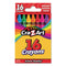 Crayons, 16 Assorted Colors, 16/set