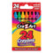 School Quality Crayon, Assorted Colors, 24/box