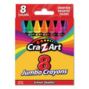 Jumbo Crayons, 8 Assorted Colors, 8/pack