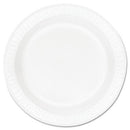 Concorde Foam Plate, 10.25" Dia, White, 125/pack, 4 Packs/carton