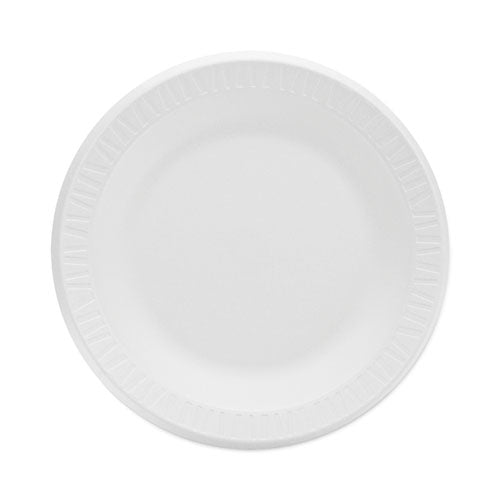 Concorde Non-laminated Foam Plate, 10.25" Dia., White, 125/pack, 4 Packs/carton