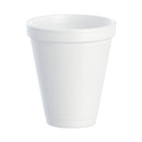 Foam Drink Cups, 12 Oz, White, 1,000/carton