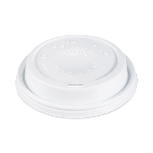 Cappuccino Dome Sipper Lids, Fits 12 Oz To 24 Oz Cups, White, 1,000/carton