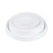 Cappuccino Dome Sipper Lids, Fits 12 Oz To 24 Oz Cups, White, 1,000/carton