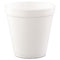 Foam Containers, Squat, 16 Oz, White, 25/bag, 20 Bags/carton