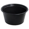 Conex Complements Portion/medicine Cups, 2 Oz, Black, 125/bag, 20 Bags/carton