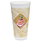 Cafe G Foam Hot/cold Cups, 20 Oz, Brown/red/white, 500/carton