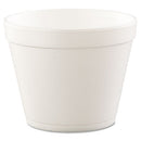 Foam Containers, 24 Oz, White, 25/bag, 20 Bags/carton