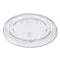 Pete Plastic Flat Cold Cup Lids, Fits 12 Oz To 24 Oz Cups, Clear, 1,000/carton