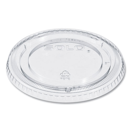 Pete Plastic Flat Cold Cup Lids, Fits 12 Oz To 24 Oz Cups, Clear, 1,000/carton