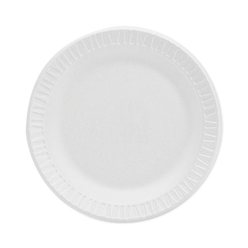 Concorde Non-laminated Foam Plate, 6" Dia, White,125/pack, 8 Packs/carton