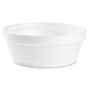 Foam Container, Squat, 8 Oz, 4.63" Diameter X 1.13"h, White, 500/carton