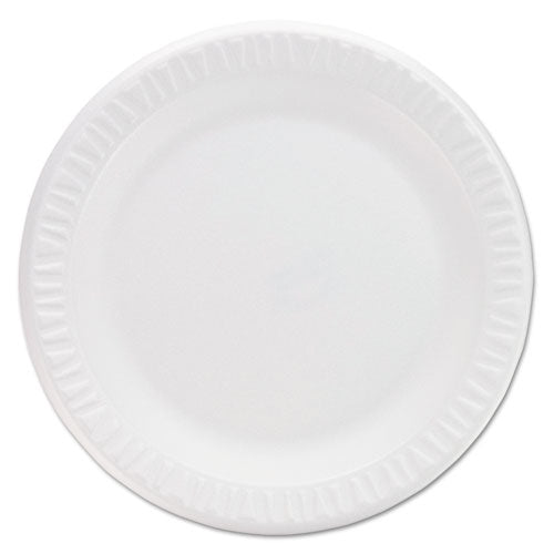 Concorde Non-laminated Foam Plates, 9" Dia, White, 125/pack